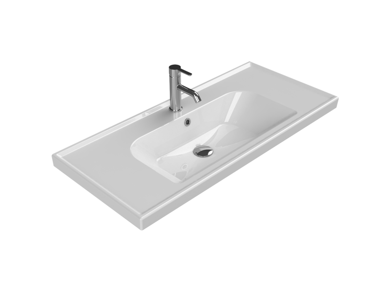 Frame Etajerli Lavabo 100x45 Cm Beyaz