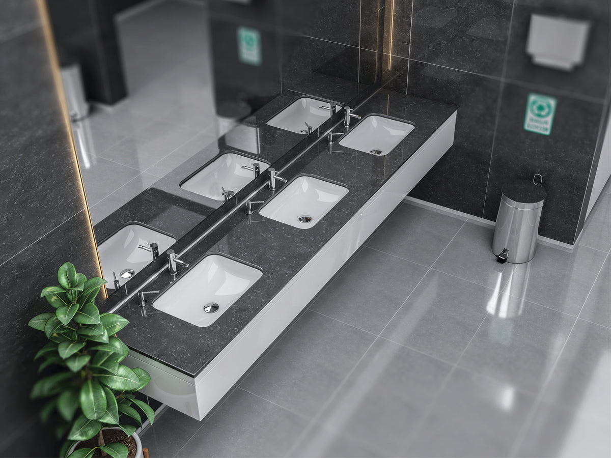 City Tezgah Altı Lavabo 40x55 cm Beyaz