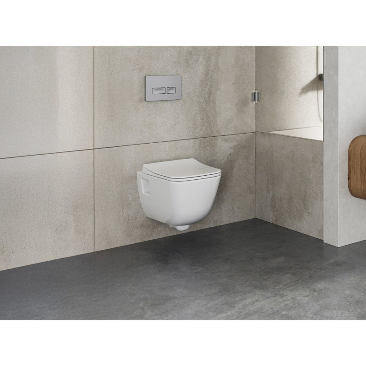 Aqua Rimless Asma Klozet + Yavaş Kapanan Duroplast (UF) Kapak