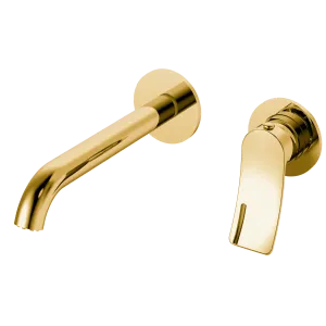 Valtemo Valero Ankastre Lavabo Bataryası Brushed Gold (İç Set Dahil)