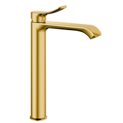 Valtemo Valero Yüksek Tip Lavabo Bataryası Brushed Gold