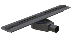 Valtemo Slimline Black 40 cm lineer duş gideri - ürün görseli