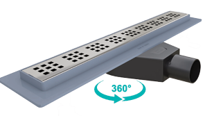 Valtemo Ritmoline Base Lineer Duş Gideri 40 cm